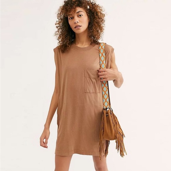 Free People Dresses & Skirts - Free People Beach The Broad Mini Dress Black Size Medium